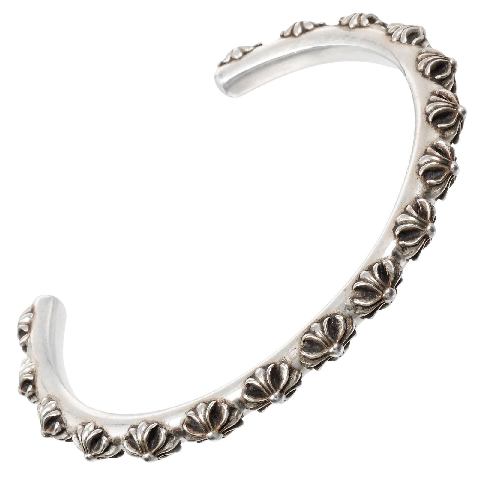 CHROME HEARTS】クロムハーツ クロスバンド シルバー925 ユニセックス 