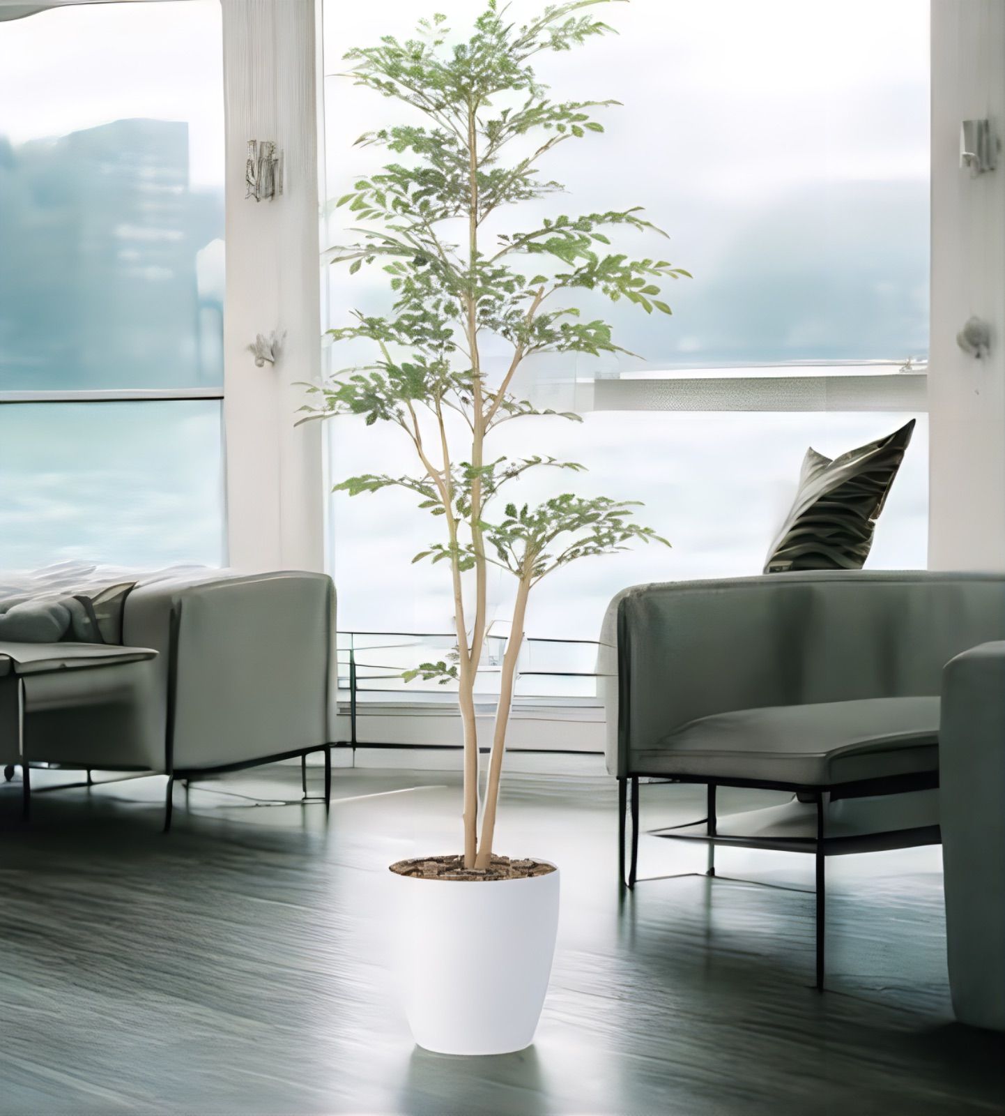 光触媒　人工観葉植物　ウォールグリーン　フェイクグリーン　トネリコ1.8@ad 光触媒 人工観葉植物 ウォールグリーン フェイクグリーン トネリコ1.8