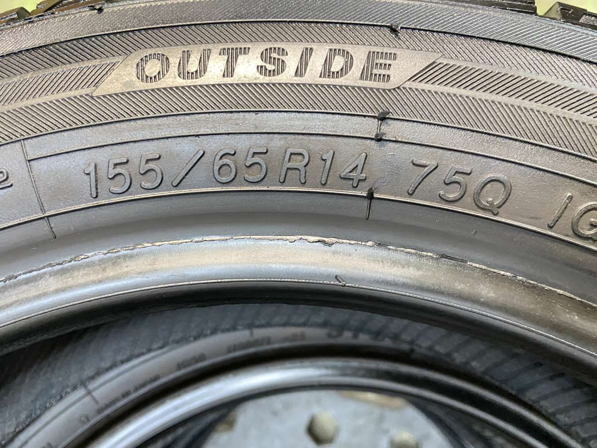 155/65R14 ヨコハマ アイスガード iG50 PLUS 中古タイヤ