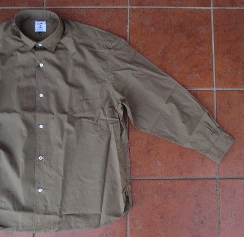 定価18700円の商品 ジャパンメイド こだわりのシャツ 小さめの襟元とビッグサイズのサイズ感で羽織るように着る JAMES-CO JAPAN SMALL COLLAR BIG SHIRTS WWW_KARIMZIABAT_FR