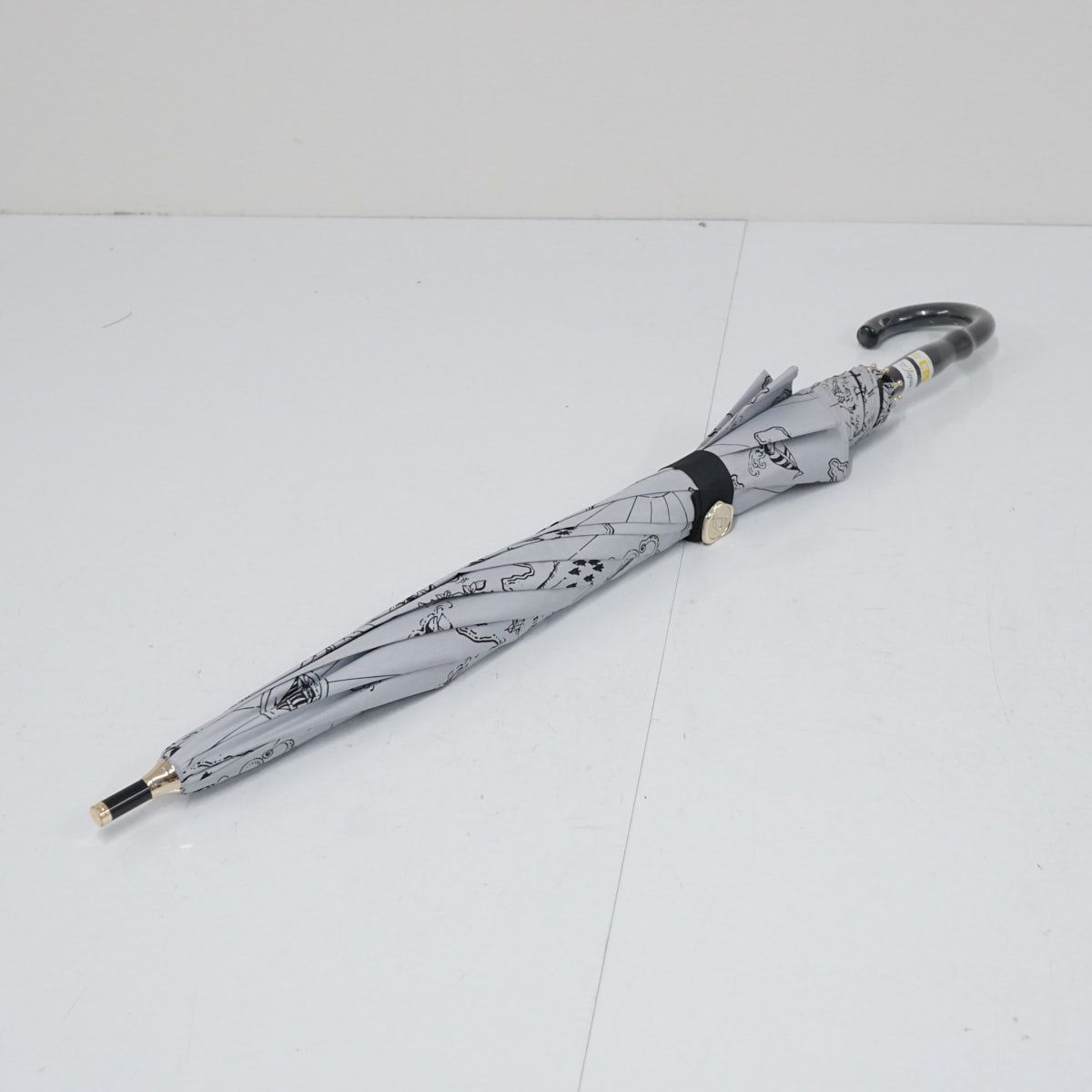 新品未使用 Beaurance 地図柄 日傘 サマーシールド Beaurance （ビューランス）】プリント晴雨兼用傘（折りたたみ