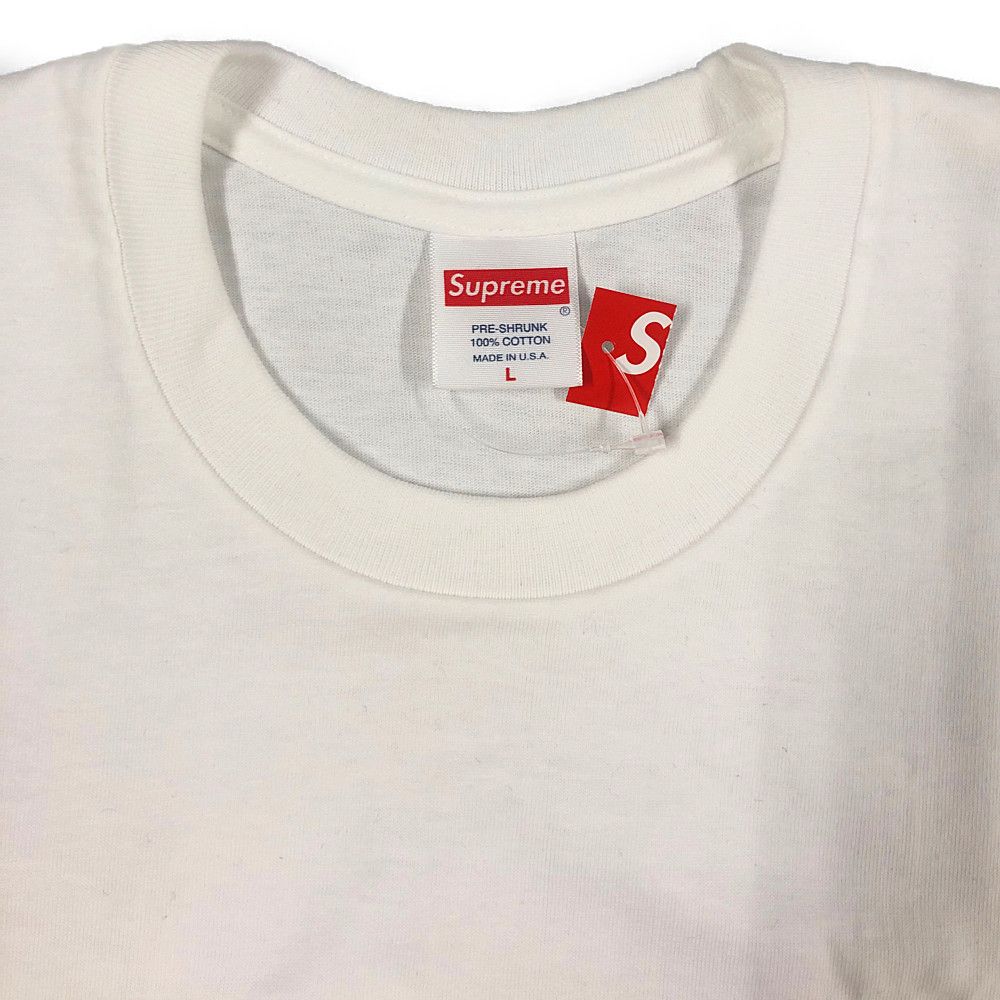 SUPREME シュプリーム 23SS Tonal Box Logo Tee トーナル ボックスロゴ 半袖Ｔシャツ 白 サイズL 正規品 / 32017