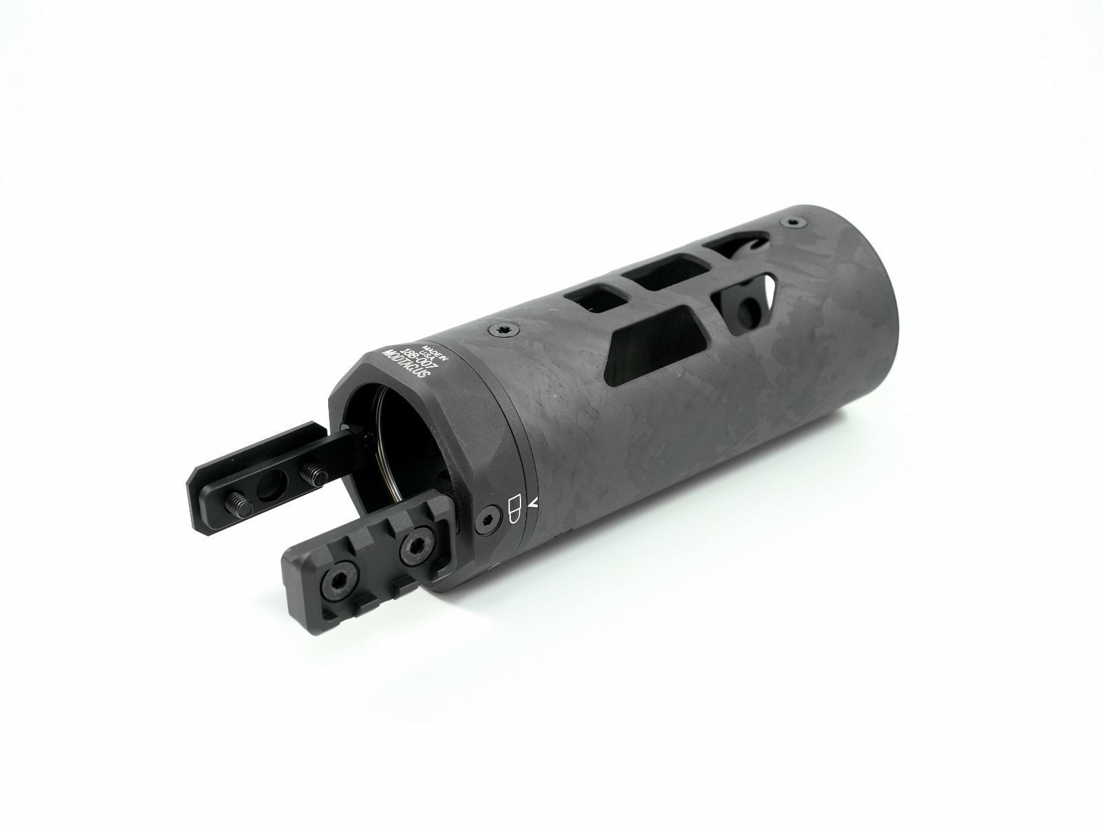 Modtacタイプ M-RAC Suppressor Shield 5.5 実物カーボンファイバー使用 M-LOK仕様