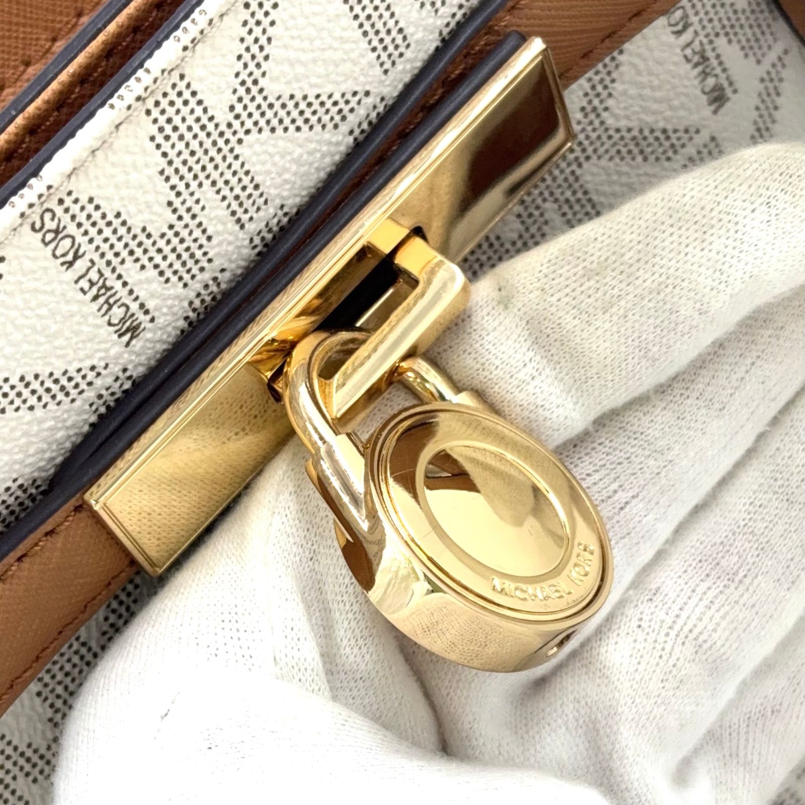 MICHAEL KORS ブラウンレザーショルダーバッグ　ゴールドチェーン　美品 楽天市場】マイケルコース MICHAEL KORS バッグ ショルダー