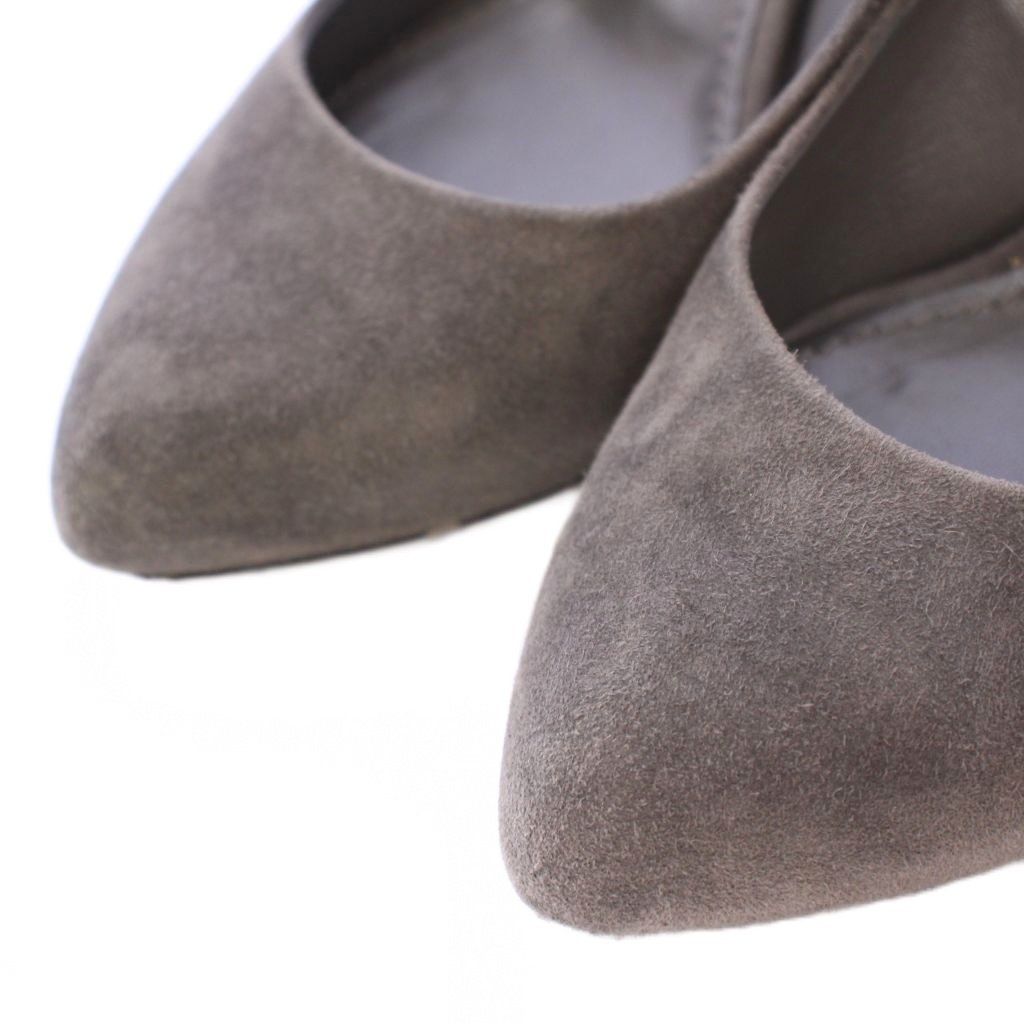 Louis Vuitton グレー スエード ハイヒール 36.5 Louis Vuitton グレー スエード ハイヒール 36.5