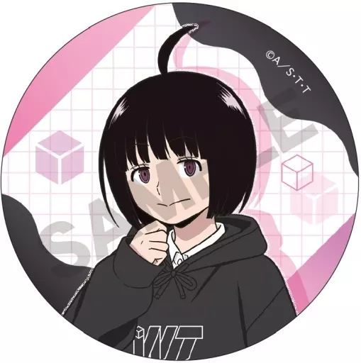 ワートリ 雨取千佳 缶バッジ 描き下ろし 雨取千佳 65mm缶バッジ トリガー起動（オン）Ver