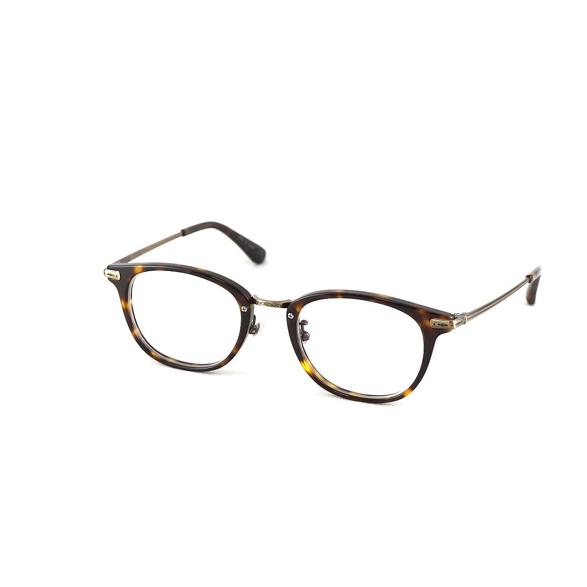 眼鏡 和真 WOPヴィンテージ VT-1818J USED美品 コンビフレーム ウェリントン 日本製 デミブラウン クラシカルアイウェア 中古 X6228