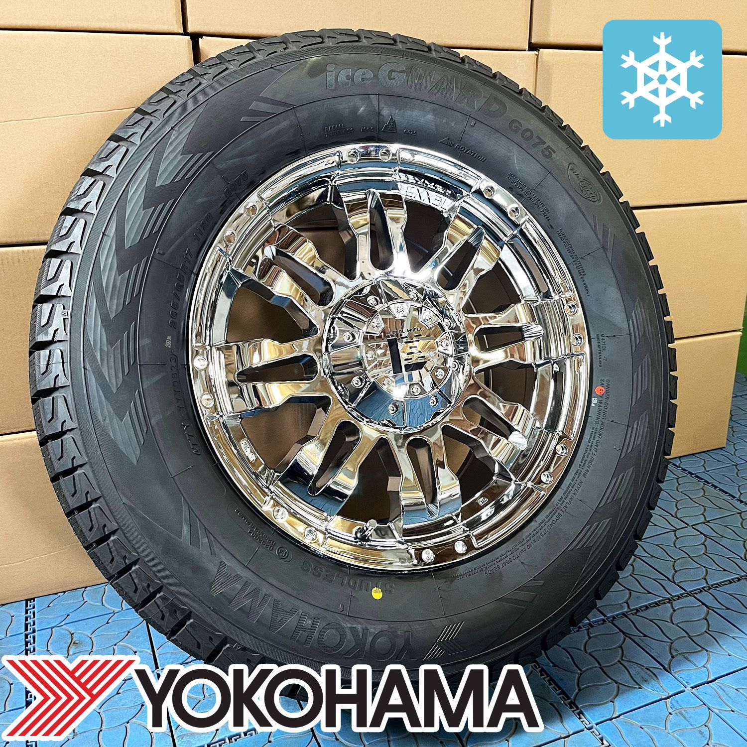 Yokohama ice GUARD 17インチ タイヤ・ホイールセット MLJ