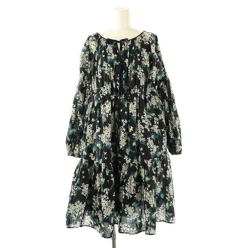 ✨２４AW セブンテンバイミホカワヒト リバティプリントティアードワンピース ✨24AW セブンテンバイミホカワヒト リバティプリント