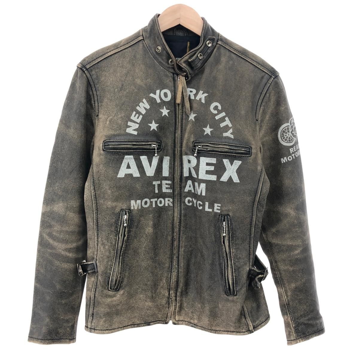 AVIREX レザージャケット サイズはL 【公式通販】