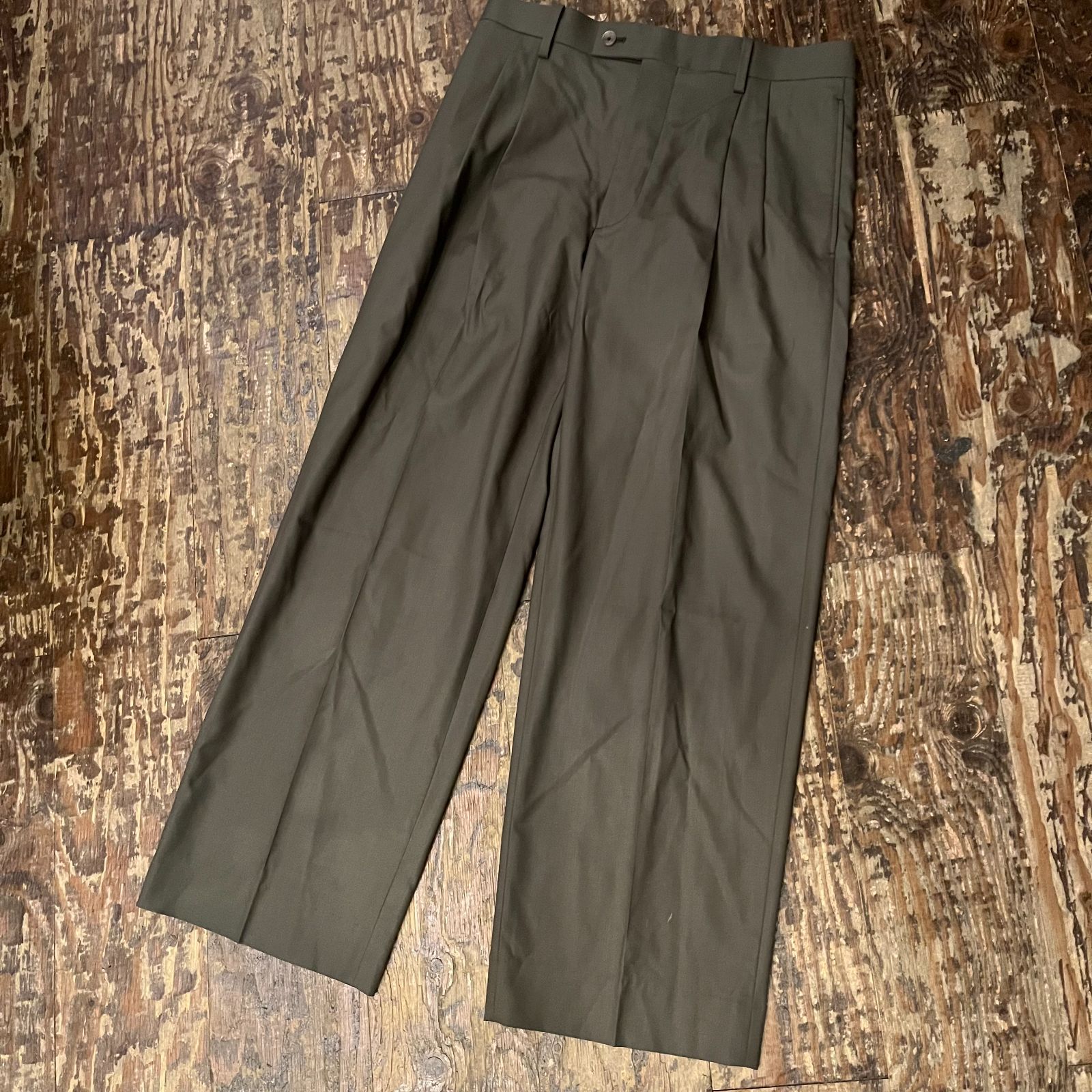 オーラリーパンツスラックススーパーファイントロピカルウール24AW