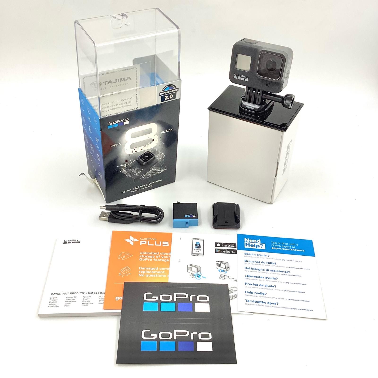 全額返金保証】【最速発送】GoPro HERO8 BLACK CHDHX-801-FW 動作確認  