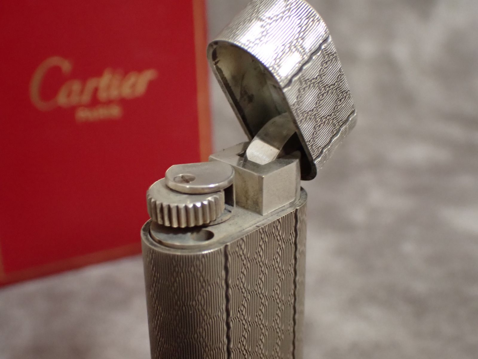 カルティエ ガスライター 高さ約7㎝ シルバーカラー 他 ダンヒル カルティエ ガスライター 高さ約7㎝ シルバーカラー 他 ダンヒル