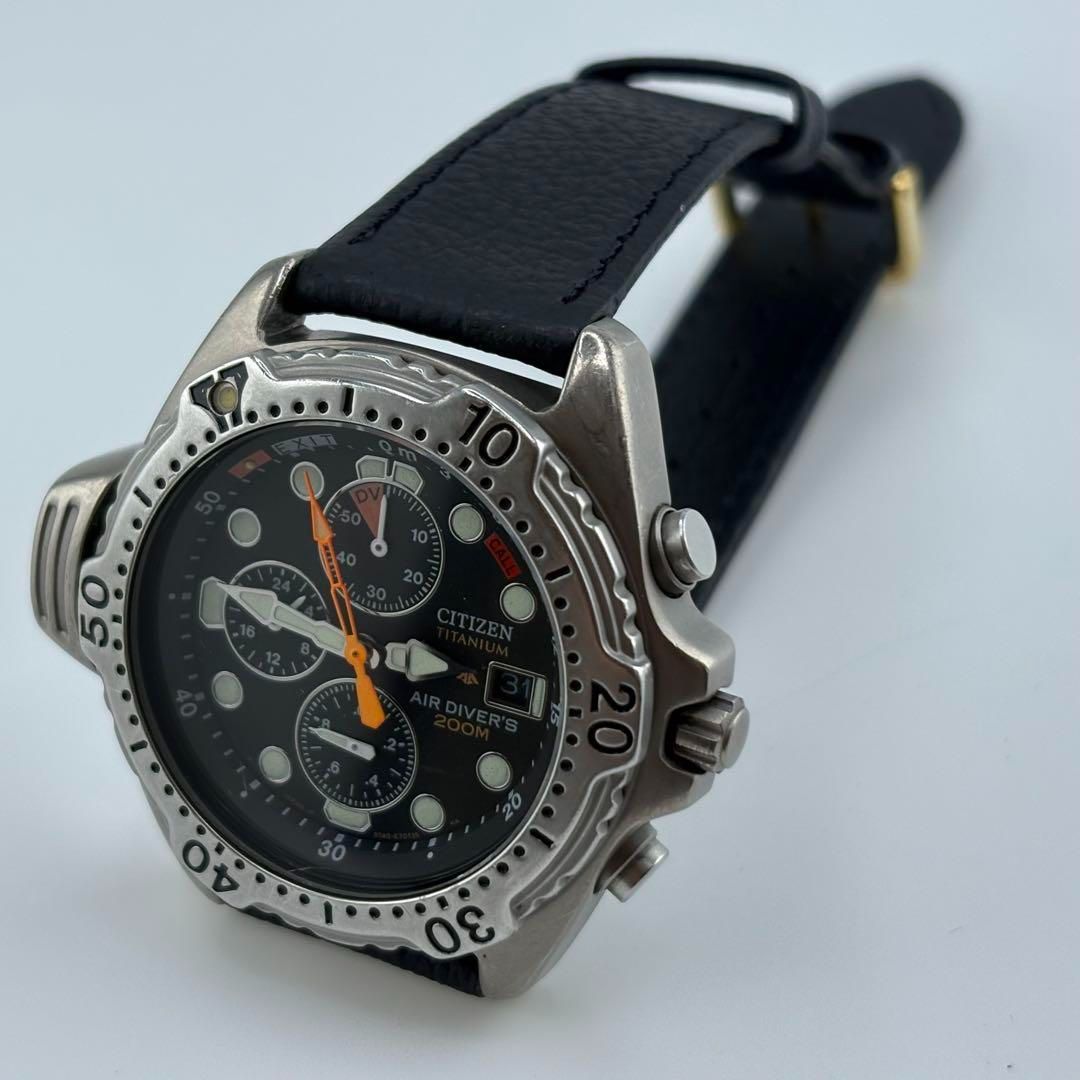 動作未確認　シチズン　プロマスター　3740-E70065 チタン　エアダイバー 動作未確認 シチズン プロマスター 3740-E70065 チタン エア