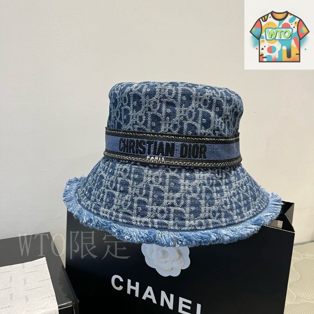 今日特価】Dior ディオール 新モデル デニム フィッシャーハット