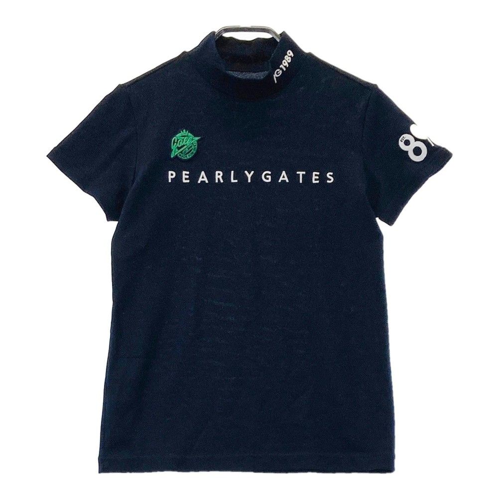 サイズ：0 PEARLY GATES パーリーゲイツ ハイネック 半袖Tシャツ