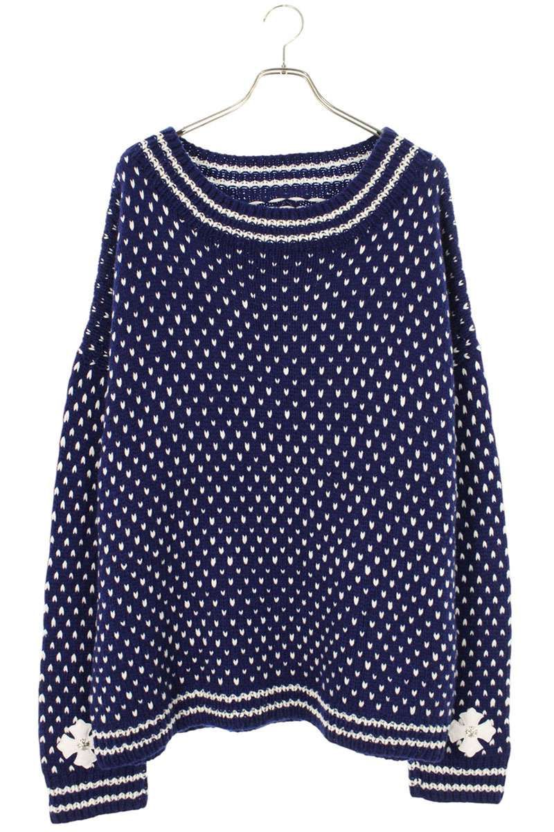 クロムハーツ クロスパッチカシミヤニット メンズ ONE SIZE