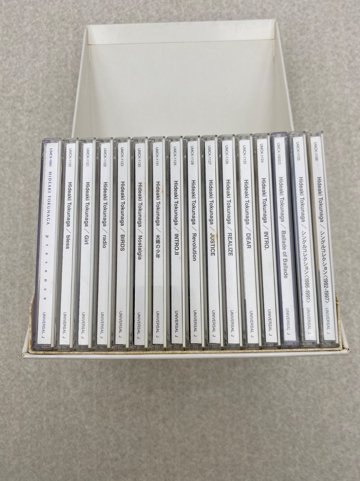邦楽CD　徳永英明 / presence 1986-1998 Complete box[限定盤](状態：ディスク8・15の再生に不具合の出る可能性のある傷有り) presence 1986-1998 Complete box : 徳永英明 | HMV&BOOKS