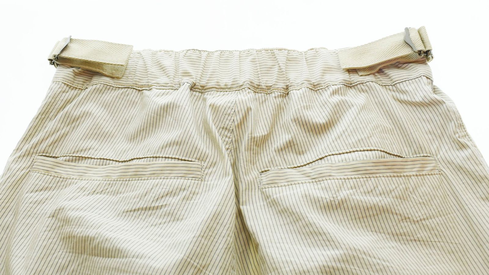 ジェン イェ JIAN YE 23ss ストライプナイロン ギミックパンツ 23ss-PT  