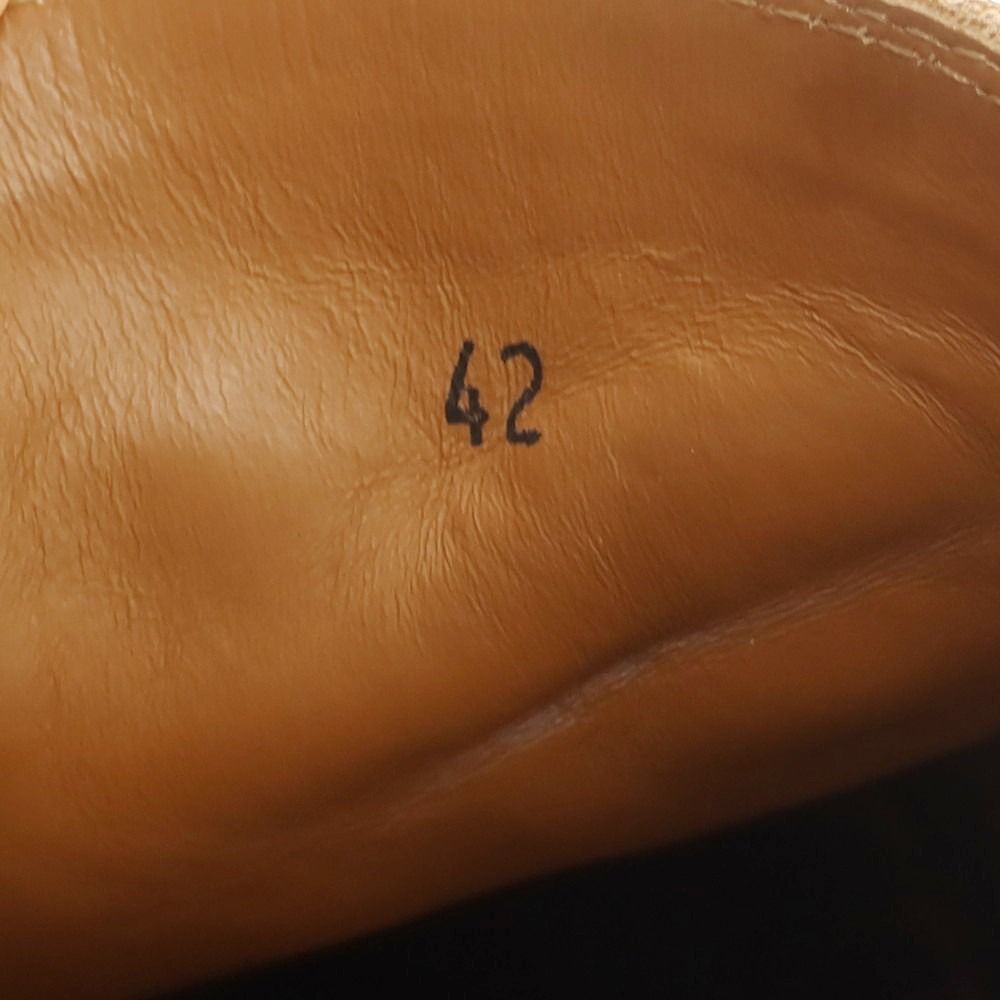 ブルネロクチネリ Brunello Cucinelli ウイングチップ ドレスシューズ ライトブラウン サイズ42 メンズ