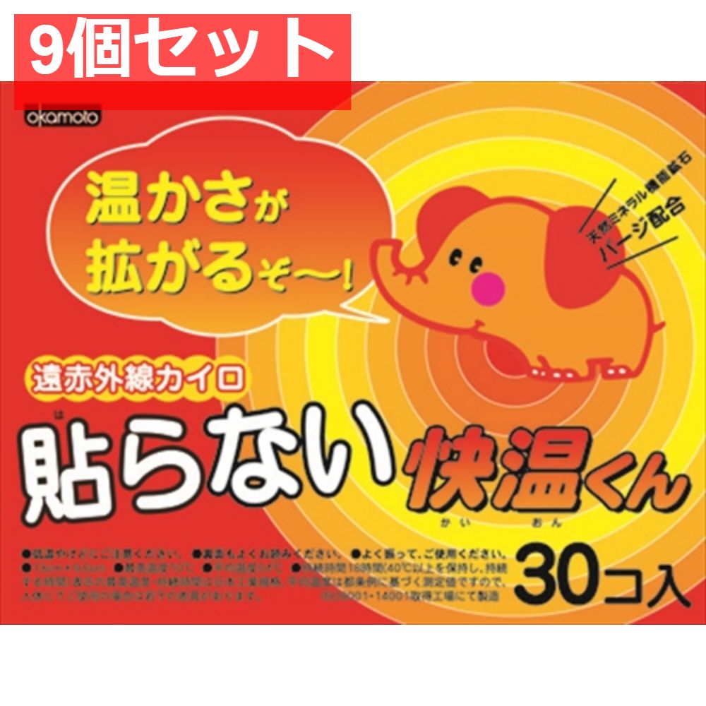 はらない快温くんレギュラー30コ入 9個セット
