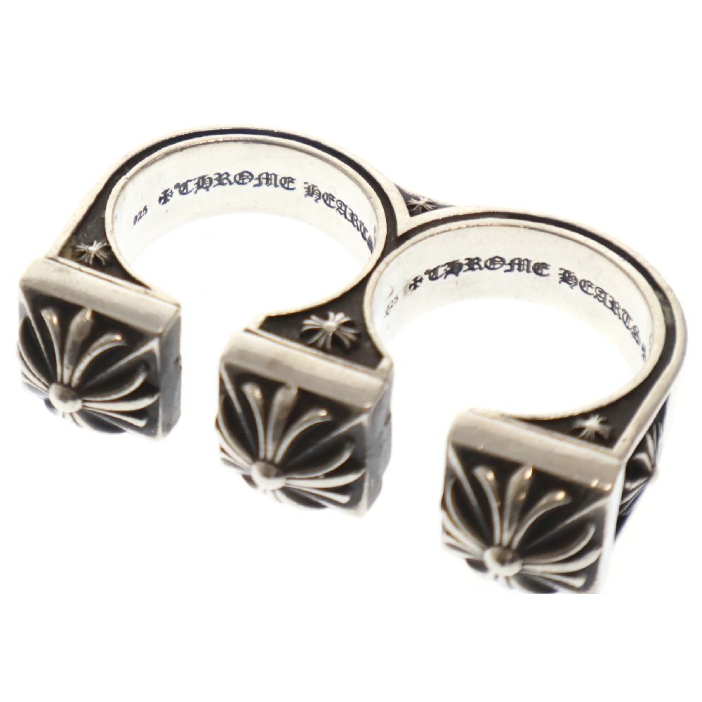 クロムハーツ CHプラス ブラスナックルダブルリング23号、24号