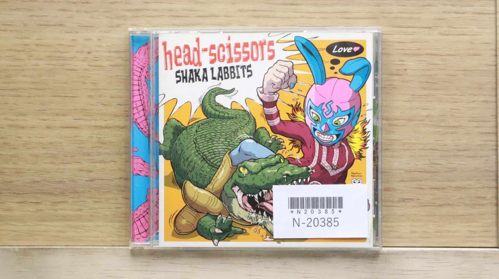 激レア　SHAKALABBITS　元メンバーKING サイン刻印入ピック 420104a7b0304dd9a6ba8fb632b093