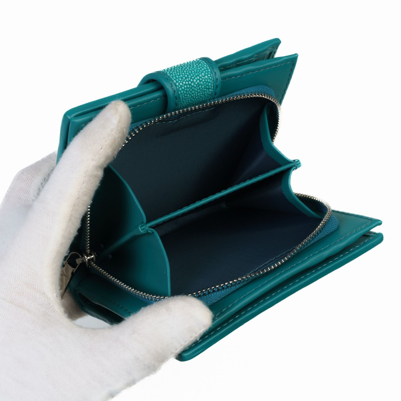 たけぽん様専用【新品・未使用】スティングレイ 二つ折り財布 海