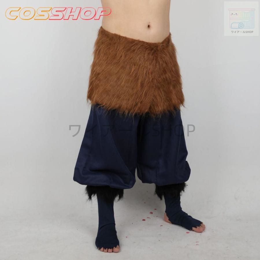 2025年新作アイテム登場。 鬼滅の刃 嘴平 伊之助 はしびら いのすけ 風 ハロウィン イベント 演出服 二次会 コスプレ衣服 コスチューム cosplay パーティー