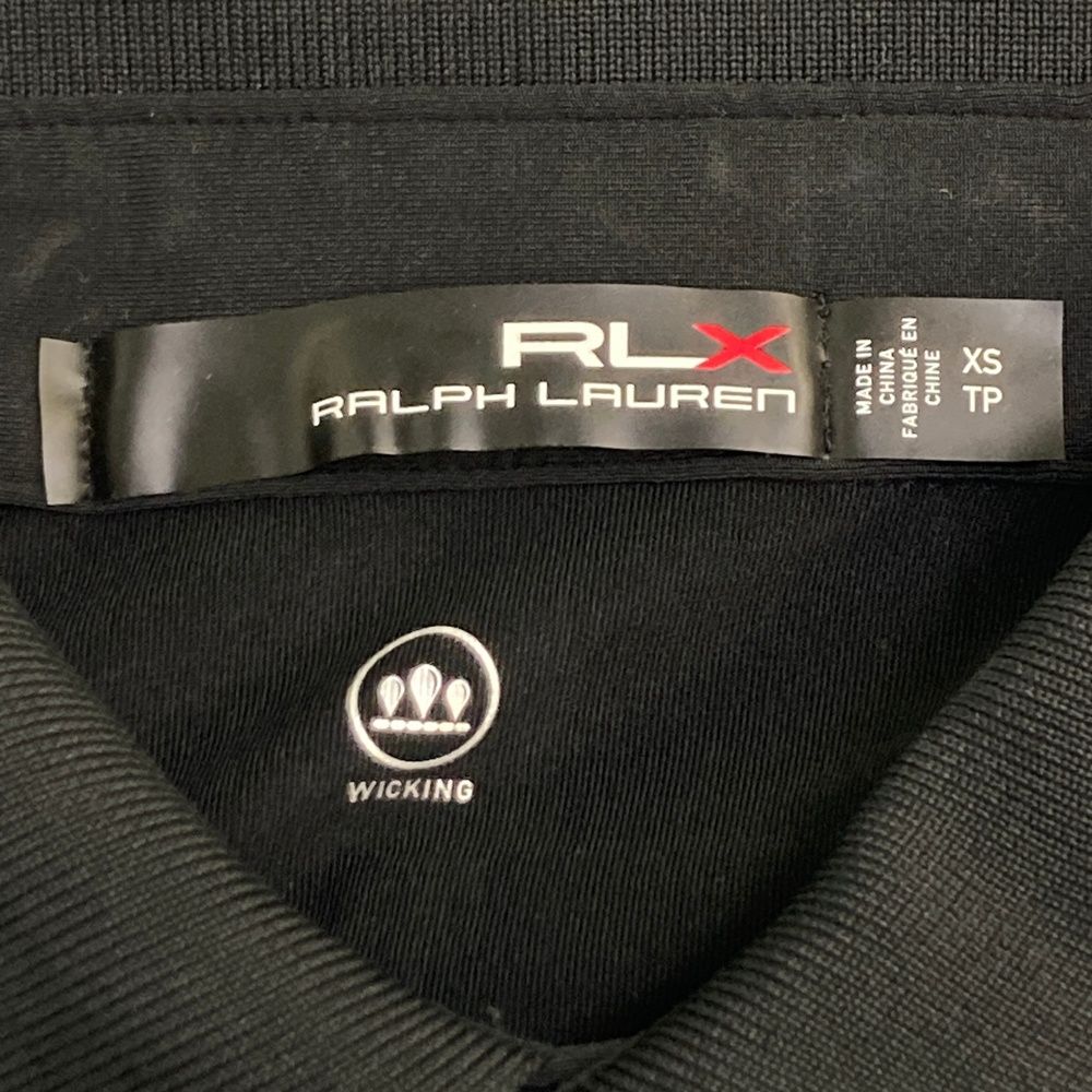 RLX ラルフローレン ポロシャツ　サイズXS サイズ：XS RLX ラルフローレン 半袖ポロシャツ ブラック系