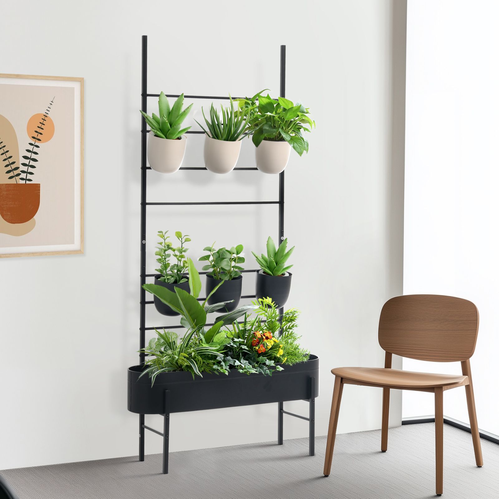 フェンス プランター付き 目隠し プランター付き 植木鉢付き 電着塗装 簡単設 楽天市場】フェンス プランター付き 目隠し プランター付き