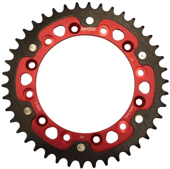 3営業日で発送 スーパースプロックス Supersprox SPX REAR STEALTH 245 2-42T RED