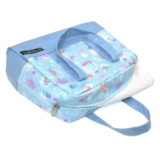 CANDY STYLE COLORFUL セミボストン(プールバッグ) : 撥水 新品 撥水・軽量 プールバッグ — セミボストンタイプ セミボストン(プール 特価COLORFUL セミボストン マーメイドと輝く光のフィルハーモニー リボンデコレーション: