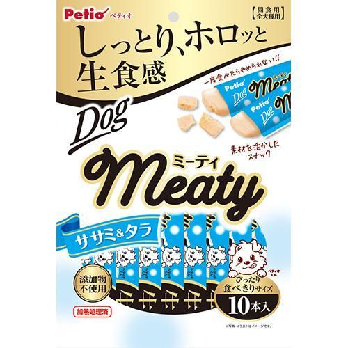 【同梱不可】【10個セット】ペティオ  ペティオミーティササミ＆タラ10本入