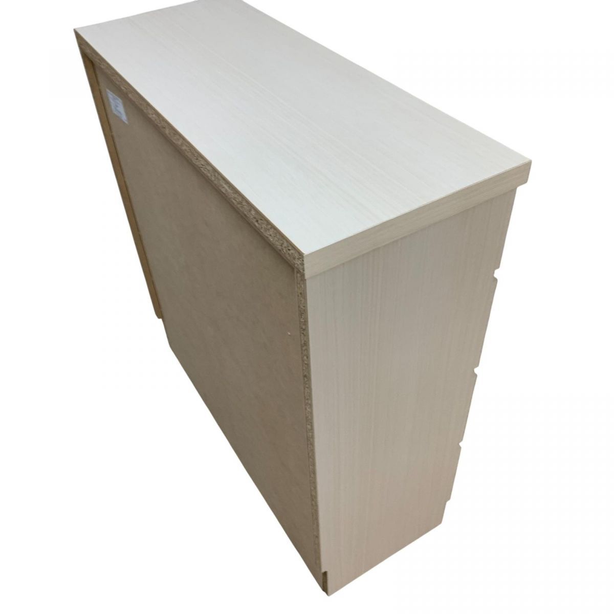 薄型チェスト 大川家具 ホワイト 4段 幅75 奥行30 高79cm FMK853618相 MARWIL-DEMENAGEMENTS_CH