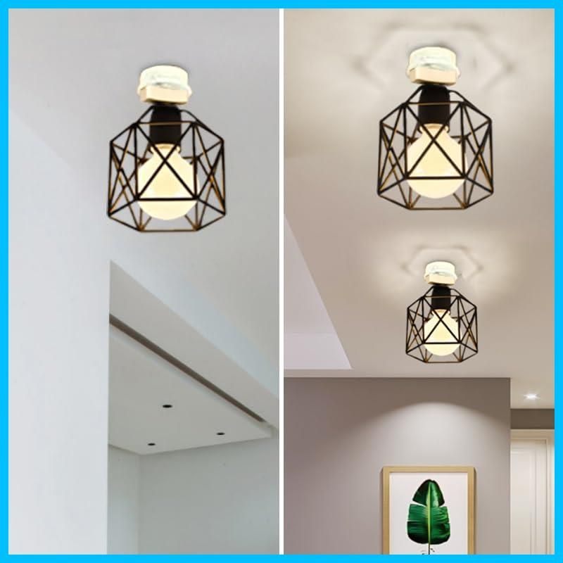 3個セット＊シーリングライト 天井照明 ウォールライト アイアン 鉄 3個セット＊シーリングライト 天井照明 ウォールライト アイアン 鉄 3