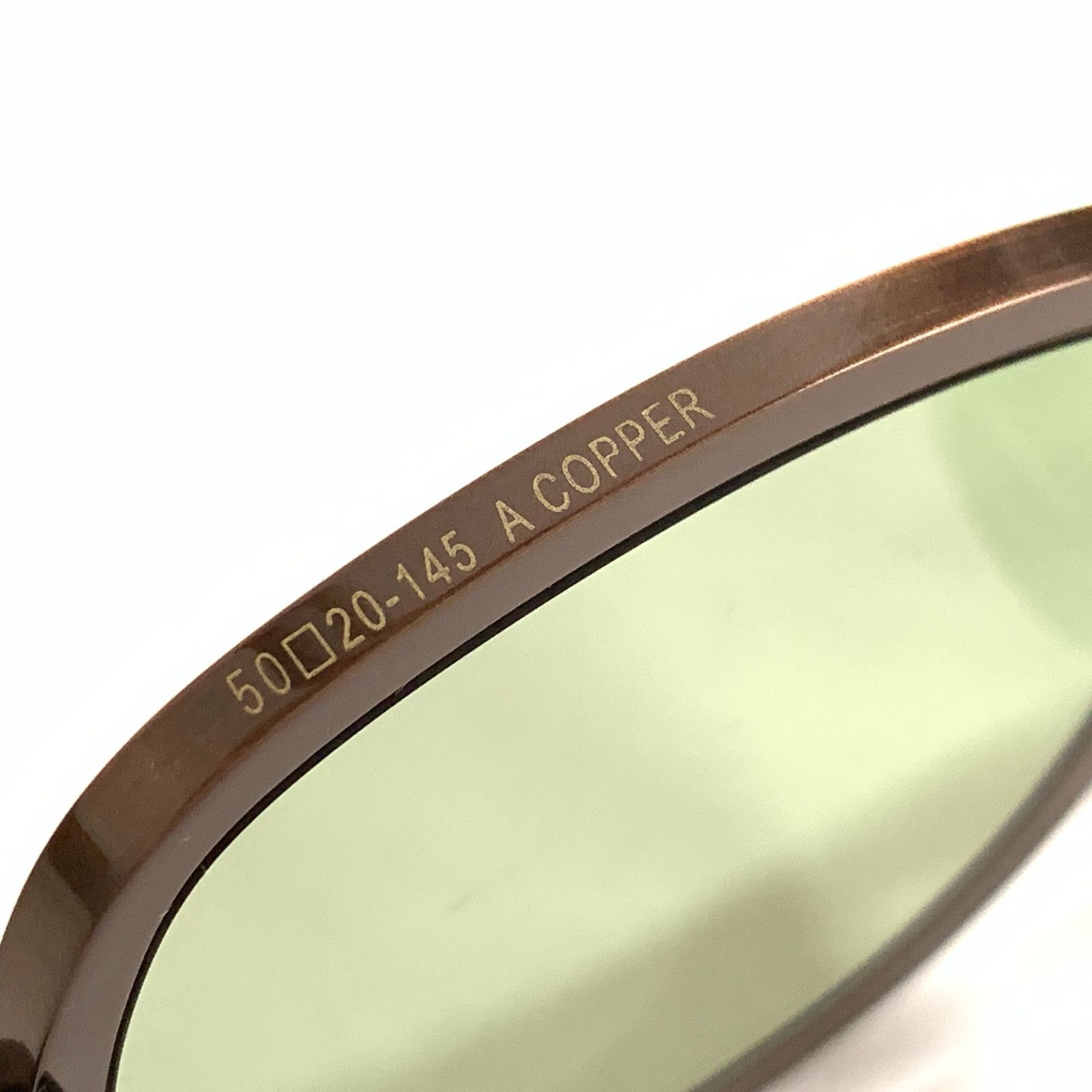 f001 B 美品 OG × OLIVER GOLDSMITH TV TWO メガネ サングラス メタル 