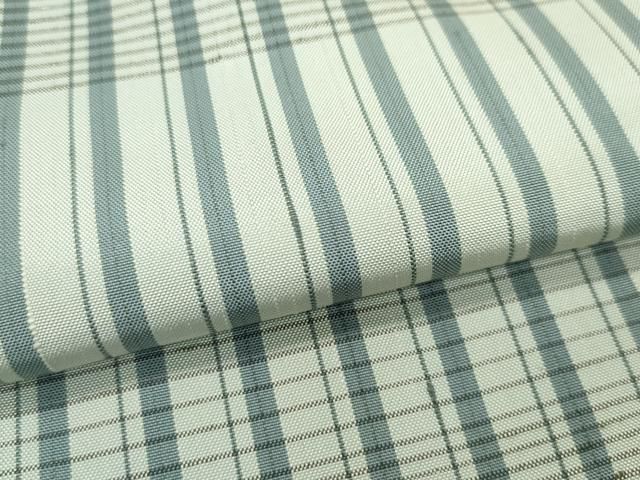 平和屋本店□極上 能州紬 絲藝苑 上島洋山 間道 逸品 CZAA2751s5