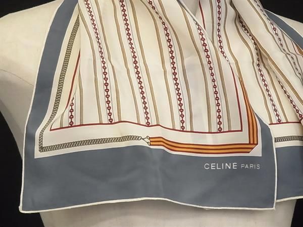 CELINE　ストール ♪1214 CELINE セリーヌ ストール マフラー ひざ掛け ウール