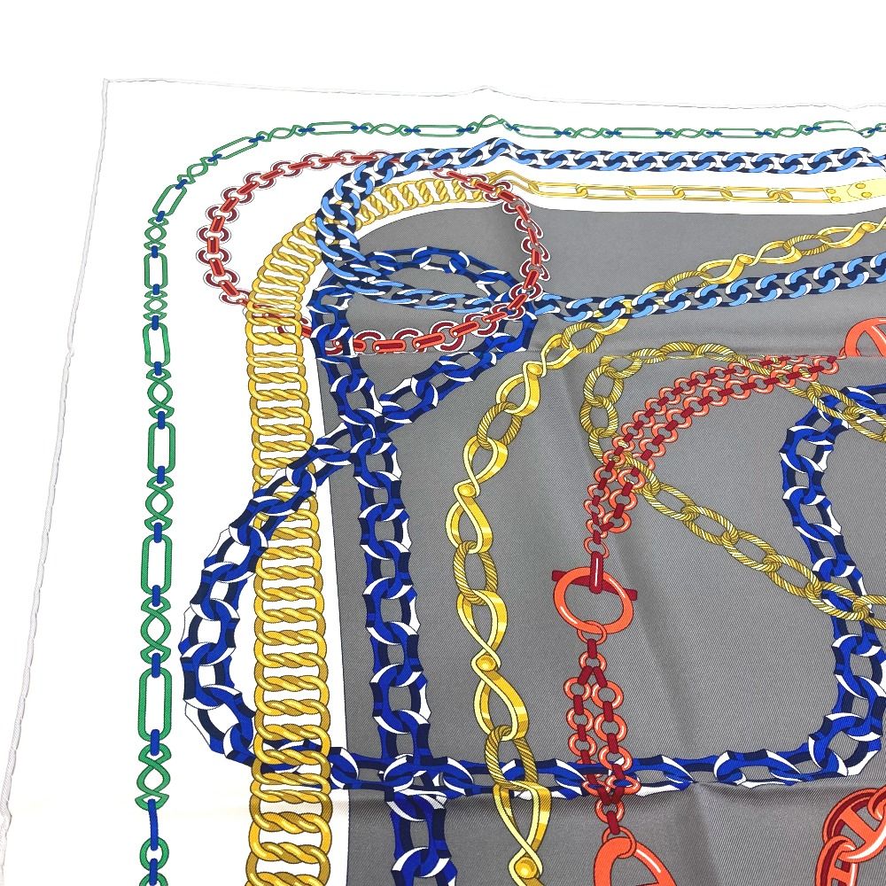 エルメス レアクション・アン・シェーヌ カレ90 スカーフ - メルカリ