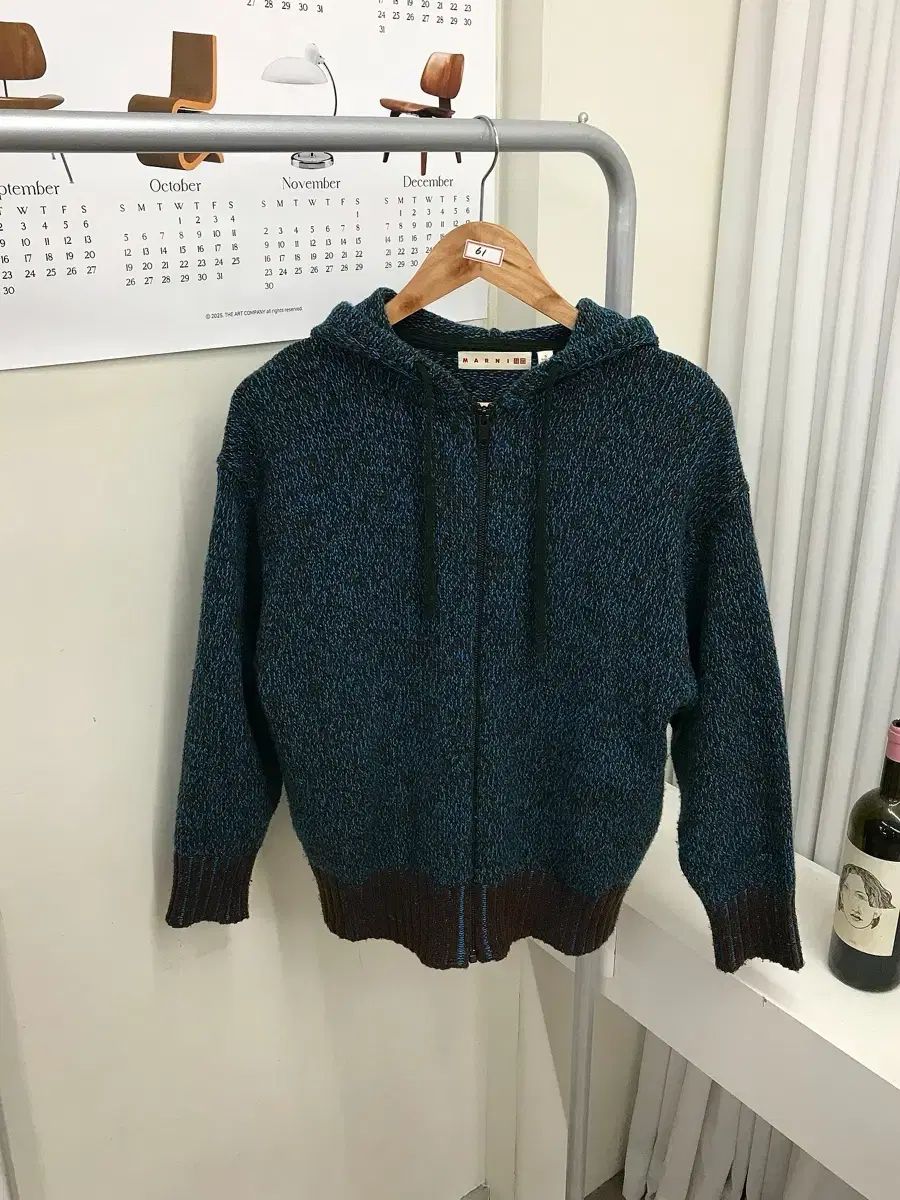 Marni マルニ x UNIQLO ユニクロ ニット フード ジップアップ