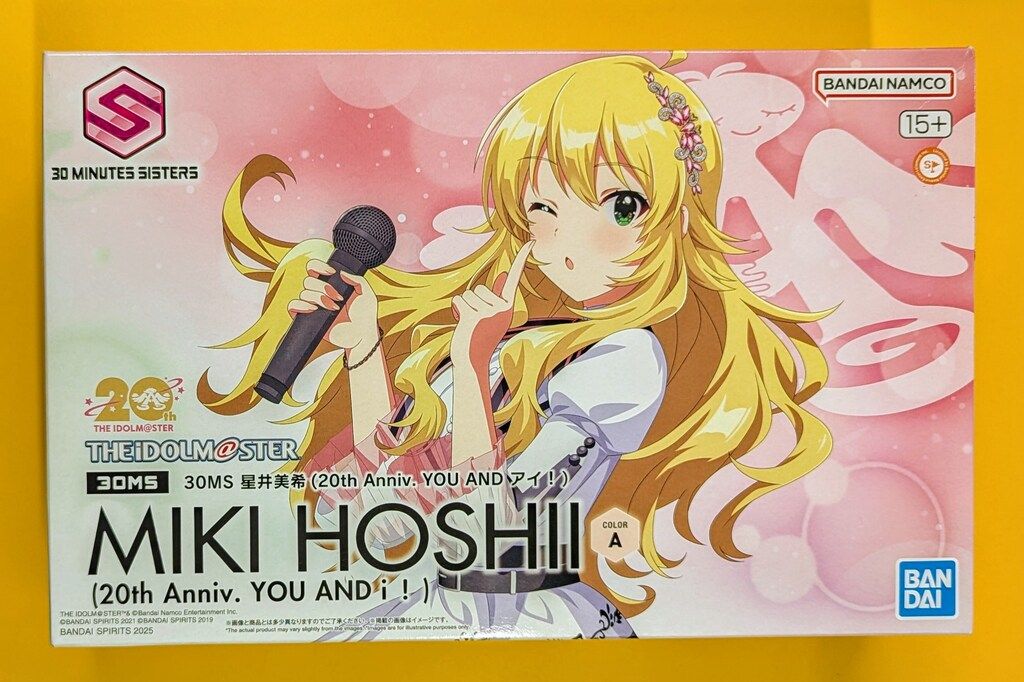 30MS 星井美希 (20th Anniv. YOU AND アイ！) 未組立 BANDAI 30MS