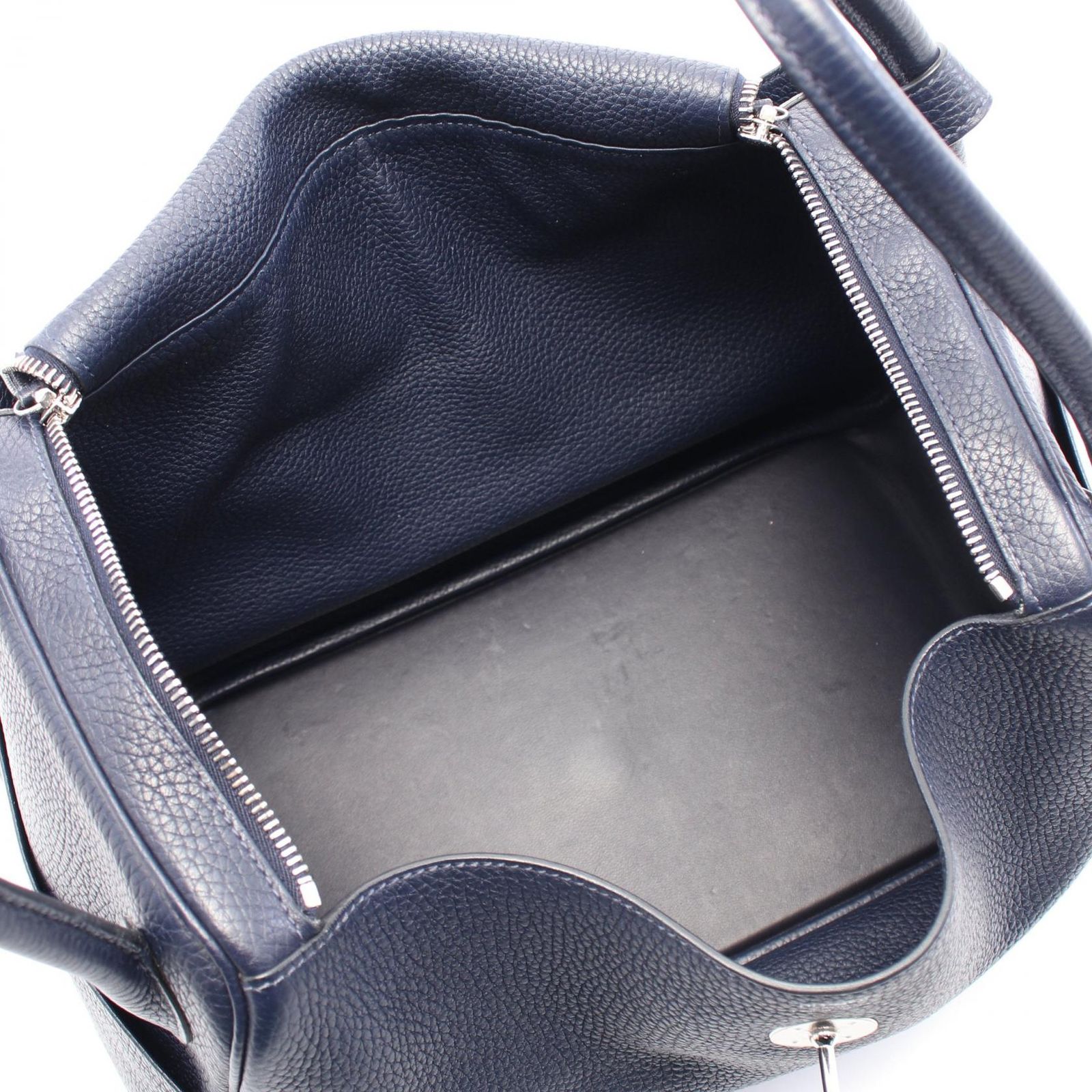 エルメス HERMES ショルダーバッグ リンディ34 ブルーニュイ ブルー  