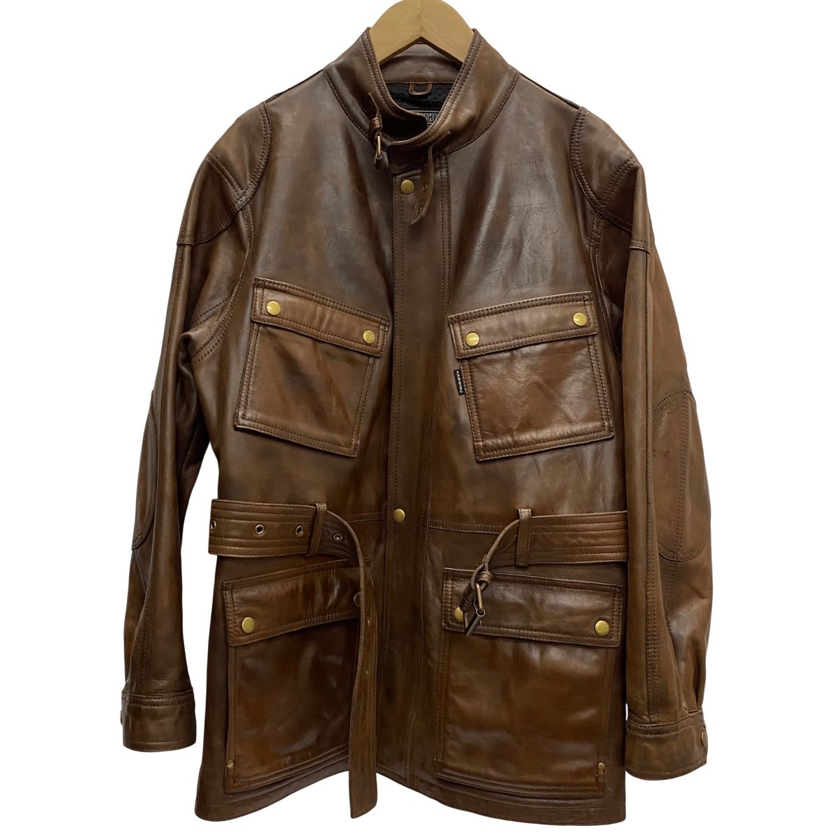 カドヤ KADOYA カーコート バイカーレザージャケット ライダース