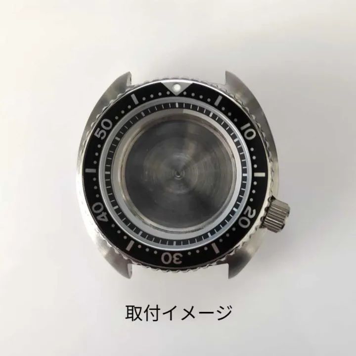 腕時計 修理交換用 社外部品 ベゼルインサート グレー 退色