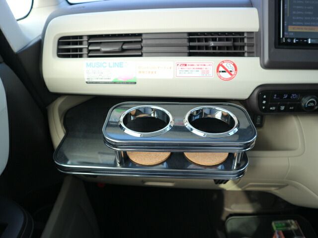 N BOX JF3(17/9～）　フロントテーブル u0026サイドテーブル フロントカップホルダー 日本製