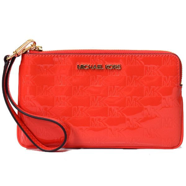 マイケルコース ポーチ MICHAEL KORS パテント レザー