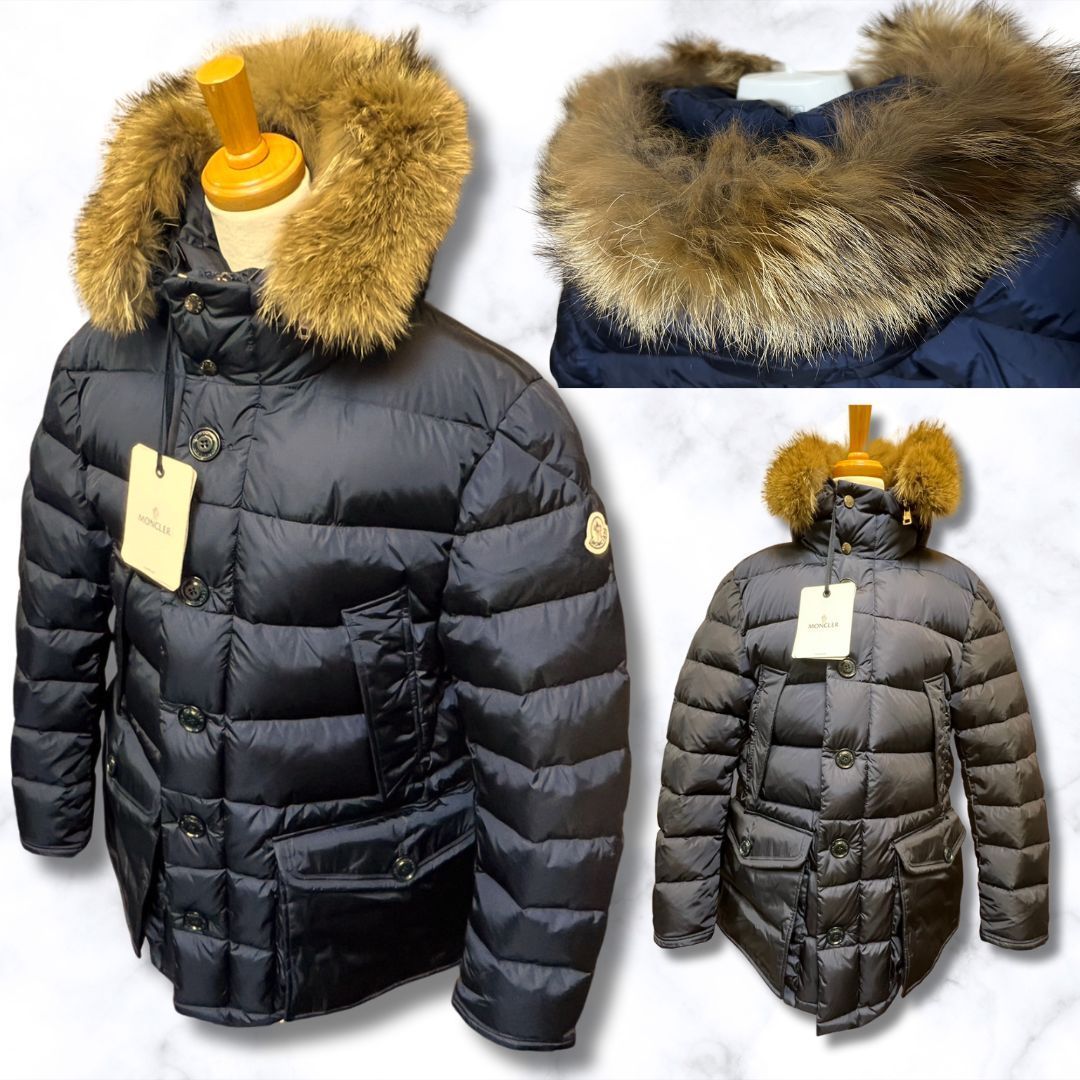 ☆未使用☆ MONCLER CLUNY クルーニー コヨーテファー ダウン