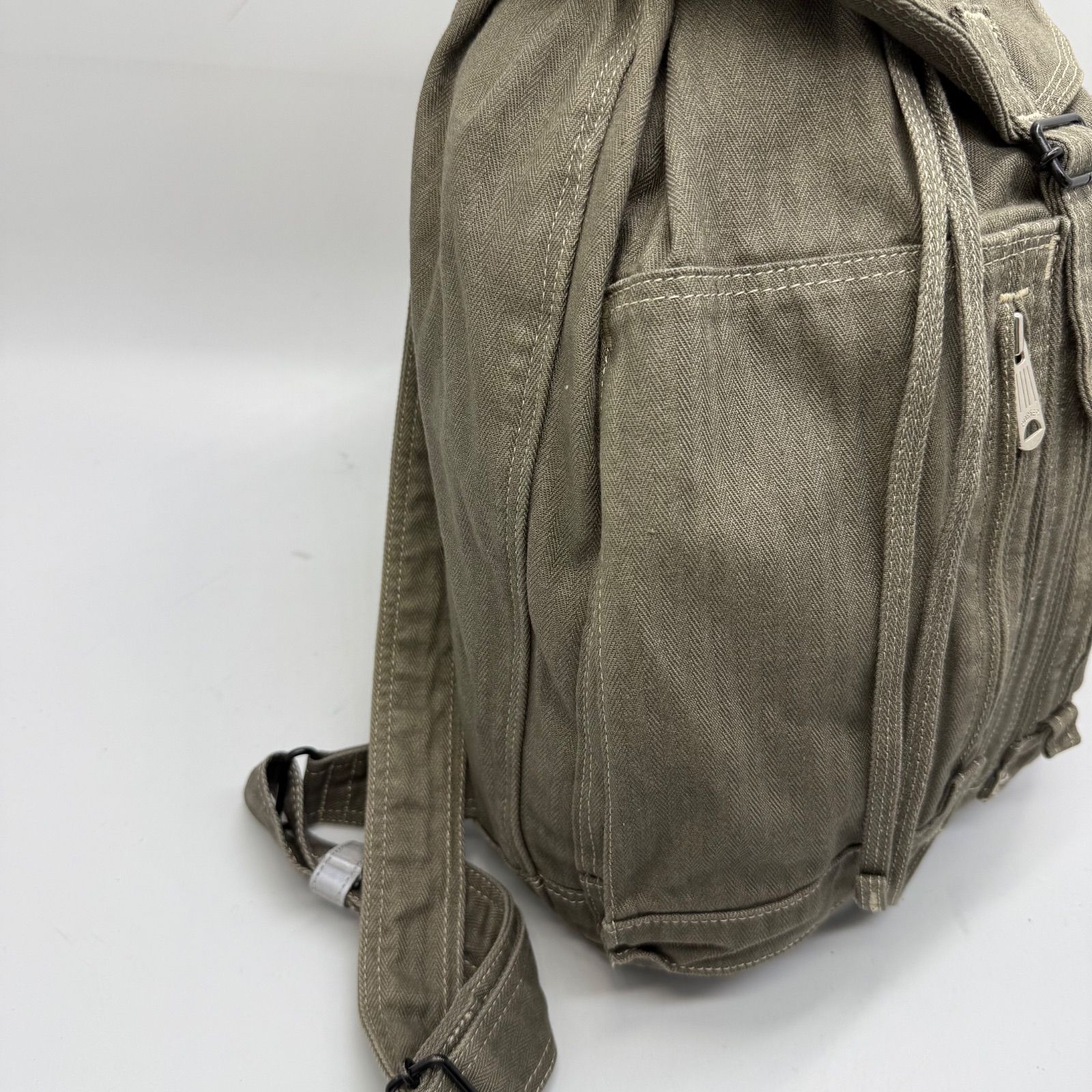 PORTER PAGE herringbone RUCKSACK ポーター ペイジ 希少 カーキ