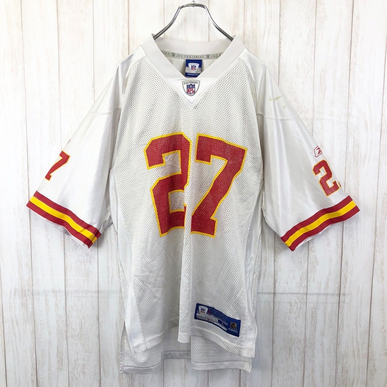 Reebok リーボック NFL L.JOHNSON 27 アメフト ゲームシャツ